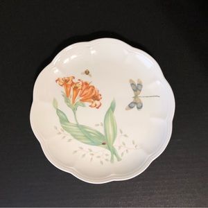 Lenox Butterfly Meadow Collection 9” Dragonfly Accent Plate
